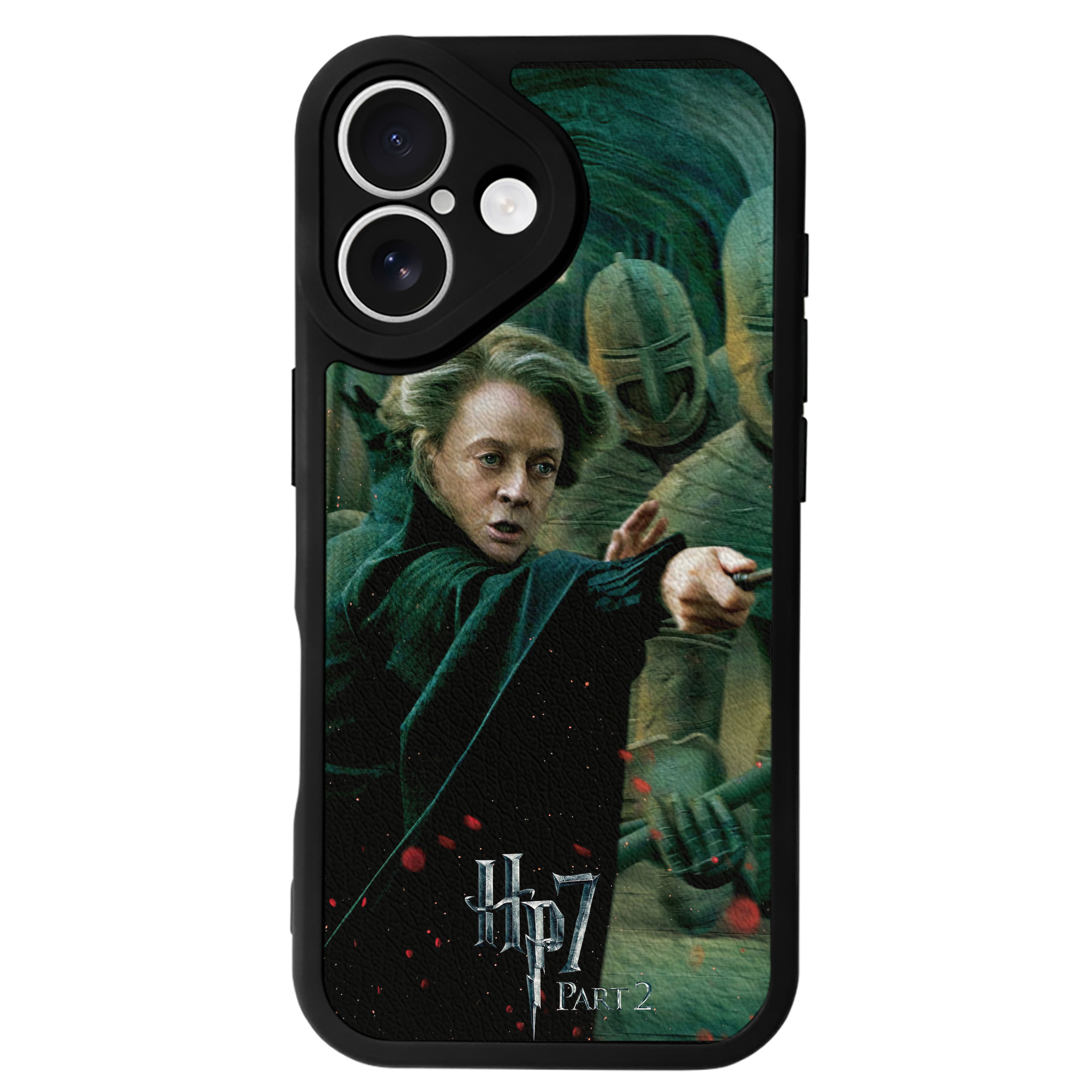（画像用） Harry Potter ハリー・ポッターシリーズ 【iPhone 16シリーズ対応】シリコンスマホケース（レザー調） 材質：シリコン